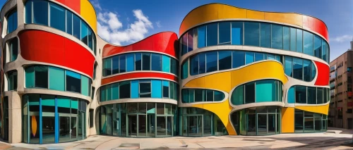 bicocca,hotel w barcelona,ocad,guggenheims,morphosis,hejduk,bocconi,ravensbourne,hotel barcelona city and coast,esade,rmit,mvrdv,modern architecture,colorful facade,gehry,pedrera,architekten,bjarke,seidler,masdar,Conceptual Art,Oil color,Oil Color 19