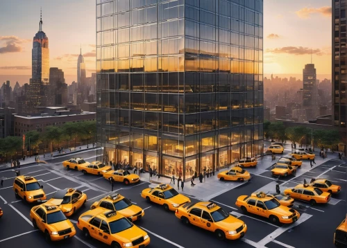 tishman,new york taxi,citicorp,kimmelman,glass building,hudson yards,nyclu,lexcorp,1 wtc,hoboken condos for sale,penthouses,glass facades,andaz,taxicabs,towergroup,javits,glass facade,headquaters,leases,nytr,Conceptual Art,Daily,Daily 29