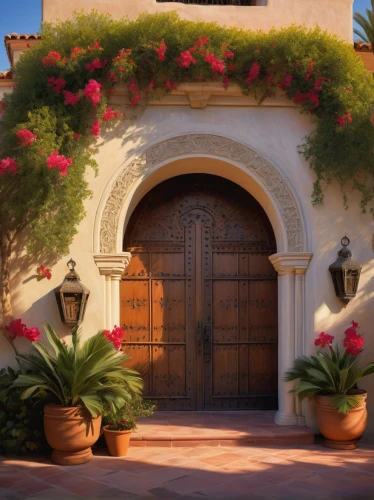 garden door,doorways,front door,entryways,archways,door wreath,greek island door,entryway,house entrance,bougainvilleas,exterior decoration,doorway,entrances,entranceway,hacienda,entranceways,rose arch,doorkeepers,bougainvilleans,front gate,Art,Classical Oil Painting,Classical Oil Painting 15