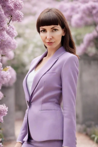 caitriona,prentiss,purple dress,purple,birce akalay,purple background,seoige,purple rizantém,ardern,kimbra,la violetta,purple and pink,deschanel,mauve,henstridge,biophilia,the purple-and-white,violetta,business woman,rich purple,Photography,Realistic