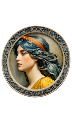 maiolica,decorative plate,art nouveau frame,sevres,art deco woman,godward,laurel wreath,art deco frame,art nouveau frames,thyatira,bonnet ornament,artemisia,ippolita,lucrezia,scythia,salver,cavaliere,vintage female portrait,vouet,gorget,Illustration,Retro,Retro 03