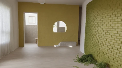 yellow wallpaper,wallcovering,wallcoverings,intensely green hornbeam wallpaper,3d rendering,hallway space,sand-lime brick,wall plaster,render,wallpapering,tiled wall,renders,tiling,ceramic tile,interior decoration,ceramic floor tile,3d render,wall texture,3d rendered,the tile plug-in,Photography,General,Realistic