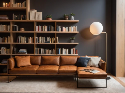 anastassiades,minotti,modern minimalist lounge,danish furniture,bookcases,contemporary decor,cassina,modern decor,bookshelves,corten steel,bookcase,livingroom,ekornes,sofaer,apartment lounge,vitra,sitting room,scandinavian style,sofas,living room,Illustration,Realistic Fantasy,Realistic Fantasy 24