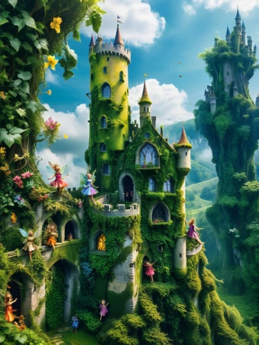 fairy tale castle,fairy village,knight's castle,fairy world,fairy chimney,fairyland,fairytale castle,alfheim,fantasy world,fantasy city,bird kingdom,ruined castle,castel,fairy house,fantasy landscape,castle of the corvin,knight village,castlelike,symphonia,3d fantasy,Photography,Artistic Photography,Artistic Photography 11