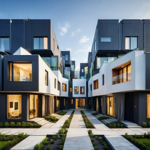 townhomes,townhouses,cohousing,multifamily,architektur,new housing development,leaseholds,maisonettes,duplexes,liveability,modern architecture,townhome,immobilier,rowhouses,arkitekter,cube stilt houses,blocks of houses,quadruplex,housebuilding,townhouse,Illustration,Black and White,Black and White 07