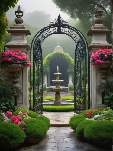 rose arch,secret garden of venus,gardens,rose garden,ornamental dividers,decorative fountains,rose garden bad kissingen,garden door,bellingrath gardens,flower garden,landscaped,jardines,gated,rivendell,green garden,kykuit,stone fountain,english garden,ornamentals,arbour,Conceptual Art,Daily,Daily 09