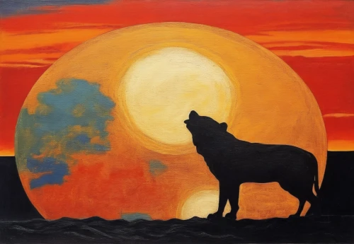 howling wolf,aleu,howl,wolves,lobos,wolfen,blackwolf,wolf,loup,wolfsangel,balto,wolpaw,wildearth,graywolf,wolfram,amaterasu,wolens,constellation wolf,european wolf,red sun,Illustration,Realistic Fantasy,Realistic Fantasy 21