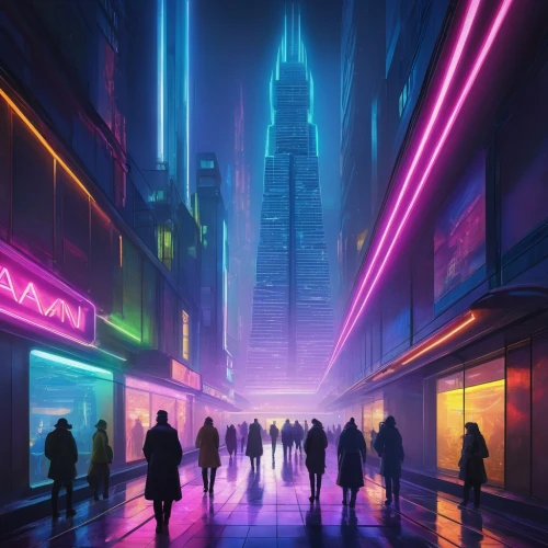 cyberpunk,cybercity,shinjuku,cybertown,shanghai,cyberscene,cityscape,metropolis,guangzhou,bladerunner,dystopian,vapor,neon arrows,tokyo,colorful city,cyberia,ultraviolet,tokyo city,neons,cyberworld,Art,Classical Oil Painting,Classical Oil Painting 20