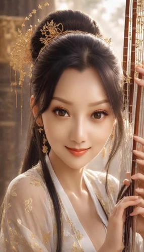 gayageum,guzheng,guqin,bamboo flute,goryeo,wuxia,qibao,diaochan,kunqu,oriental princess,hanfu,jinling,jingqian,songling,yunxia,dulcimer,shamisen,hansung,zhui,violin woman