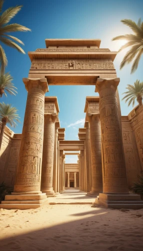 egyptian temple,karnak,ramesseum,egypt,egyptienne,pharaonic,qasr,edfu,karnak temple,egytian,ancient civilization,pharaon,medinet,egyptological,luxor,qasr azraq,abydos,ancient egypt,dendera,royal tombs,Conceptual Art,Fantasy,Fantasy 14