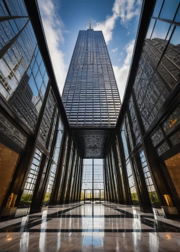 rencen,commerzbank,wolfensohn,undershaft,glass building,citicorp,difc,shard of glass,willis tower,glass facades,bunshaft,titanum,glass facade,sears tower,triforium,skyscapers,azrieli,glass wall,structural glass,potsdamer platz,Art,Artistic Painting,Artistic Painting 05