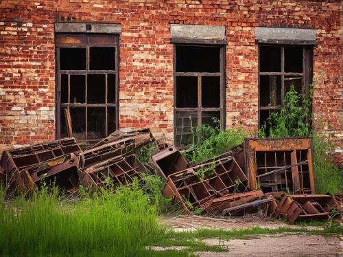 old windows,row of windows,abandoned places,brownfield,abandoned factory,luxury decay,abandons,dilapidated,dereliction,dilapidated building,brownfields,abandonments,old factory,derelict,brickyards,abandoned building,humberstone,old factory building,window frames,chairs,Illustration,Retro,Retro 11