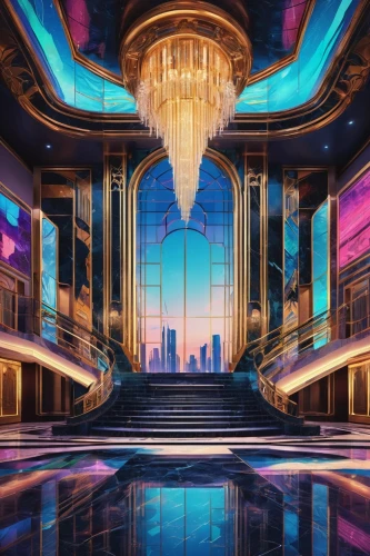 art deco,radio city music hall,art deco background,lachapelle,intercontinental,drai,opulence,opulently,fantasy city,emporium,largest hotel in dubai,opulent,luxury hotel,cotai,luxe,habtoor,burj al arab,vdara,riviera,caesars palace,Conceptual Art,Daily,Daily 21