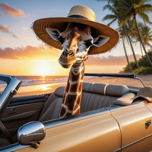 giraffa,melman,giraffes,giraffe,madagascan,kemelman,two giraffes,car rental,giraffe head,panama hat,automobile hood ornament,classic car and palm trees,hood ornament,madagascans,car wallpapers,travelzoo,high sun hat,serenata,whimsical animals,travel insurance,Photography,General,Natural