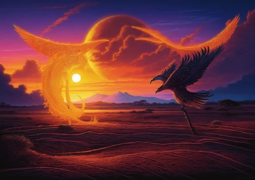 pheonix,phoenixes,firebird,uniphoenix,phoenix,fenix,pegasi,fire background,ghidorah,sundancer,dragon fire,pegasus,fire breathing dragon,fire planet,firedrake,pegasys,garridos,brisingr,jatayu,sunburst background,Illustration,Realistic Fantasy,Realistic Fantasy 25