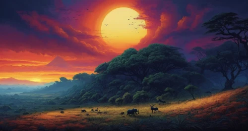 fantasy landscape,fantasy picture,landscape background,volcanic landscape,mushroom landscape,dune landscape,lunar landscape,desert landscape,purple landscape,high landscape,dusk background,alien planet,world digital painting,nature landscape,badland,nature background,dreamscape,serengeti,desert desert landscape,mountain sunrise,Illustration,Realistic Fantasy,Realistic Fantasy 25