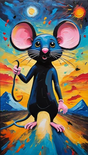 color rat,mousepox,ratshitanga,tikus,year of the rat,mousie,rattazzi,ratliffe,rattiszell,rabinovitch,ratatouille,ratnavali,ratsiraka,ratico,mousey,ratchasima,ratatat,palmice,ratwatte,mouse,Conceptual Art,Oil color,Oil Color 20