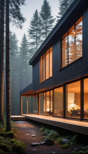 forest house,house in the forest,timber house,snohetta,mid century house,bohlin,prefab,dunes house,cubic house,modern house,renderings,3d rendering,the cabin in the mountains,house in the mountains,render,wooden house,house in mountains,electrohome,inverted cottage,frame house,Illustration,Japanese style,Japanese Style 21