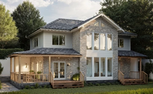 3d rendering,hovnanian,render,homebuilding,garden elevation,inverted cottage,revit,country cottage,summer cottage,new england style house,danish house,inmobiliaria,vicarage,kleinburg,winkworth,country house,frame house,showhouse,passivhaus,timber house