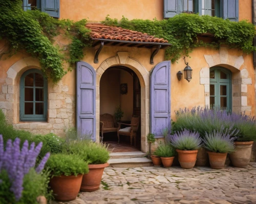 provence,provencal,provencal life,toscane,tuscany,grasse,tuscan,toscana,exterior decoration,lavendar,provencale,cortile,auberge,cottage garden,pienza,south france,beautiful home,houses clipart,umbrian,french windows,Illustration,Paper based,Paper Based 29