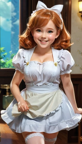 female doll,redhead doll,doll dress,anabelle,dorthy,dress doll,gretl,floricienta,vintage doll,princess anna,painter doll,annabelle,little girl twirling,little girl dresses,cloth doll,little girl in pink dress,collectible doll,ginger rodgers,fairy tale character,dollfus,Illustration,Japanese style,Japanese Style 19