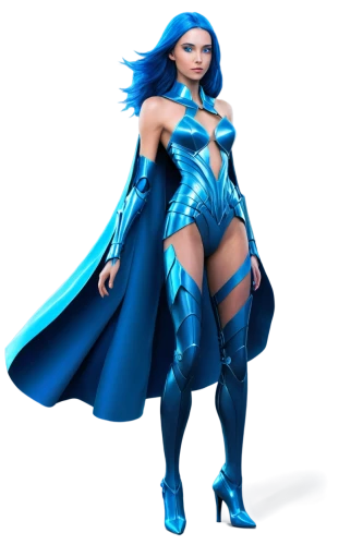 blue enchantress,lilandra,derivable,kitana,bluefire,fantasy woman,superheroine,super heroine,goddess of justice,gradient mesh,sapphire,3d rendered,3d model,femforce,figure of justice,3d figure,metron,3d render,ororo,liara,Conceptual Art,Fantasy,Fantasy 04