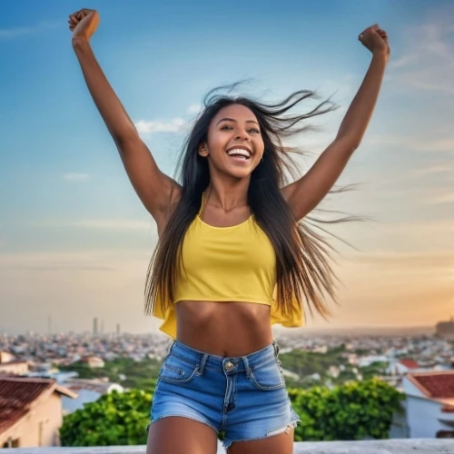 ecstatic,jubilance,open arms,felicidad,jubilant,feliz,empowered,exuberance,exhilaration,sonrisa,free living,jeans background,sprint woman,be free,ebullient,venezolana,happy girl,exuberant,girl on a white background,freedom from the heart