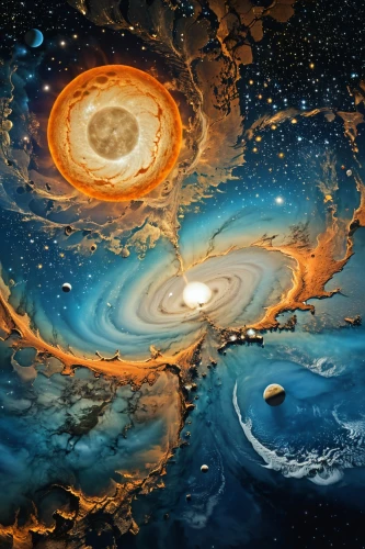 space art,galaxy collision,planets,astronomy,planetary system,spiral galaxy,monocerotis,universo,solar system,multiverse,cosmology,galaxy,cosmography,background image,universe,the universe,exoplanets,astrogeology,fractals art,astrobiology,Art,Artistic Painting,Artistic Painting 01