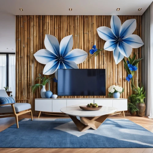 modern decor,contemporary decor,blu flower,patterned wood decoration,retro modern flowers,flower wall en,interior decoration,blue room,decors,decortication,blue daisies,mid century modern,decore,blue wooden bee,decorously,blue flowers,wooden flower pot,decorates,minimalist flowers,modern room,Photography,General,Realistic