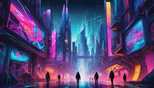 cyberpunk,cybercity,cyberworld,futuristic landscape,fantasy city,cybertown,cyberia,metropolis,colorful city,dystopian,cityscape,futuristic,cyberscene,polara,bladerunner,dystopia,sci fiction illustration,dystopias,futurists,sci - fi,Conceptual Art,Graffiti Art,Graffiti Art 09