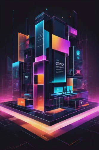 cube background,tetris,cubic,80's design,supercomputer,computer graphic,mainframes,cubes,hypermodern,synth,cyberscene,cinema 4d,voxel,computerize,computec,3d background,computer art,cyberarts,netnoir,cyberia,Art,Artistic Painting,Artistic Painting 44