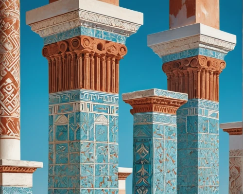 islamic architectural,marrakech,marrakesh,the hassan ii mosque,moroccan pattern,columns,persian architecture,alabaster mosque,hassan 2 mosque,pillar capitals,pillars,mihrab,king abdullah i mosque,gerusalemme,morocco,djerba,iranian architecture,jerba,meknes,kairouan,Art,Artistic Painting,Artistic Painting 46