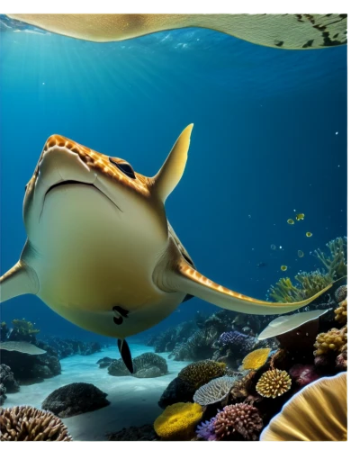 reef manta ray,guitarfish,sea life underwater,underwater world,blacktip,underwater background,manta ray,sea animals,marine life,whitetip,marine animal,requin,sea animal,chondrichthyes,aquatic animals,sea turtle,underwater landscape,aquatic animal,underwater fish,sawfish,Illustration,Realistic Fantasy,Realistic Fantasy 12