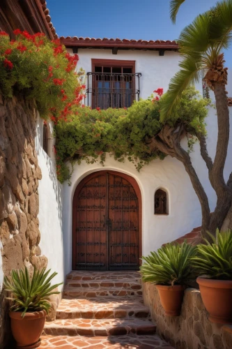 casitas,hacienda,traditional house,barretos,cortijo,horcasitas,andalucian,spanish tile,greek island door,andalucia,palmilla,esteruelas,patios,posada,mijas,andaluz,casita,provencal,casa,andaluza,Illustration,Japanese style,Japanese Style 05