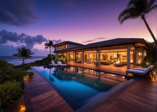 tropical house,luxury home,beach house,mustique,pool house,dreamhouse,luxury property,oceanfront,holiday villa,beautiful home,beachhouse,beachfront,house by the water,tropical island,ocean view,ocean paradise,mansion,paradis,crib,tropics,Illustration,Realistic Fantasy,Realistic Fantasy 03