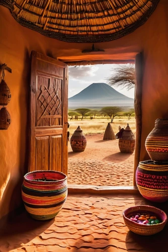 tagines,samburu,tagine,traditional house,african drums,wadirum,sossusvlei,desert landscape,moxico,damaraland,desert desert landscape,afar tribe,huts,tribespeople,burkina,marocco,marsabit,africano,namib,basotho,Illustration,Realistic Fantasy,Realistic Fantasy 37