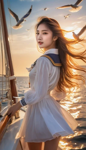 girl on the boat,sailing,yachtswoman,the sea maid,at sea,seafaring,delta sailor,sea sailing ship,nautical star,sailing boat,sailor,sailing ship,sailboat,sails,sail boat,sail,scarlet sail,the wind from the sea,sailing wing,yachting,Photography,General,Natural