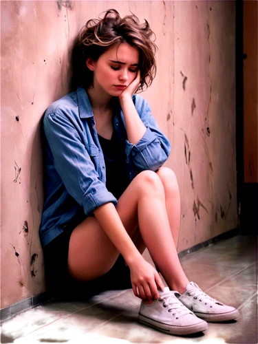 girl sitting,young girl,depressed woman,worried girl,relaxed young girl,sad girl,teen,eleniak,sad woman,young woman,photo session in torn clothes,marla,melancholy,grunge,melancholic,portrait of a girl,vulnerable,togawa,melodrama,morose,Conceptual Art,Sci-Fi,Sci-Fi 06