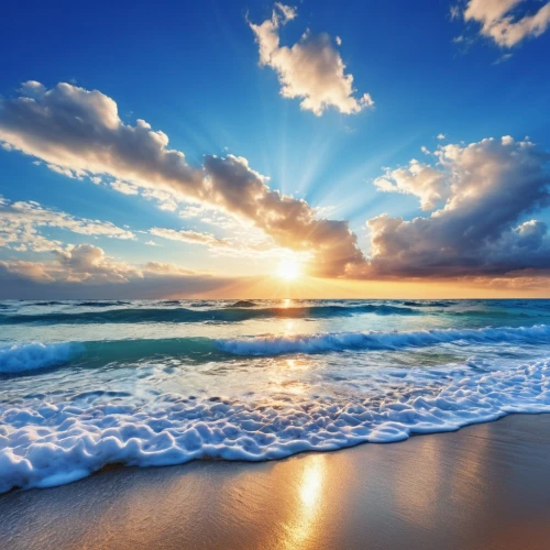 beautiful beach,sunrise beach,beautiful beaches,dream beach,beach scenery,sun and sea,beach landscape,ocean background,sunburst background,windows wallpaper,full hd wallpaper,seascape,atmosphere sunrise sunrise,sunrays,sun rays,god rays,seascapes,ocean paradise,morningtide,sunset beach,Photography,General,Realistic