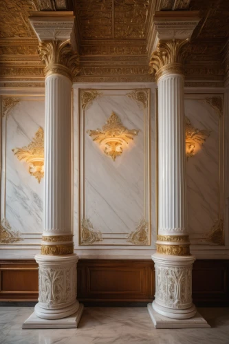 plasterwork,overmantel,sconces,marble palace,corinthian order,alcoves,columns,pilasters,pillars,interior decor,neoclassical,entablature,anteroom,mantels,pedestals,fireplaces,panelled,foyer,mouldings,enfilade,Photography,General,Fantasy