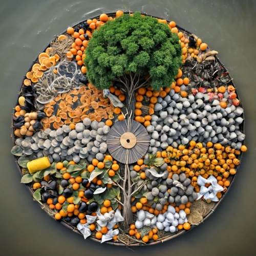 vegetables landscape,food collage,flower clock,cornucopia,autumn wreath,biopiracy,colorful vegetables,floating market,bioresources,microflora,integrated fruit,phytosanitary,postharvest,verduras,biodiversity,cheese wheel,wreath of flowers,little planet,permaculture,river of life project,Unique,Design,Knolling