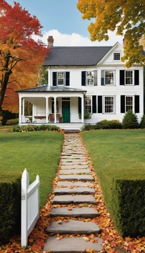 new england style house,fall landscape,country house,country estate,armonk,henry g marquand house,old colonial house,meadowood,beautiful home,farmhouse,fall foliage,mid century house,ferncliff,hovnanian,home landscape,garden elevation,bridgehampton,landscaped,dreamhouse,green lawn,Art,Artistic Painting,Artistic Painting 07
