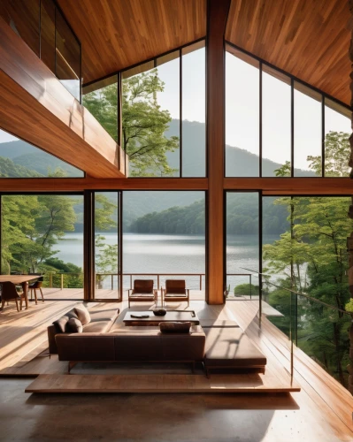 house by the water,house with lake,wooden windows,beautiful home,amanresorts,lake view,the cabin in the mountains,wood window,snohetta,summer house,japanese-style room,oticon,bohlin,ryokan,home landscape,sunroom,deckhouse,dreamhouse,japan landscape,log home,Conceptual Art,Graffiti Art,Graffiti Art 11