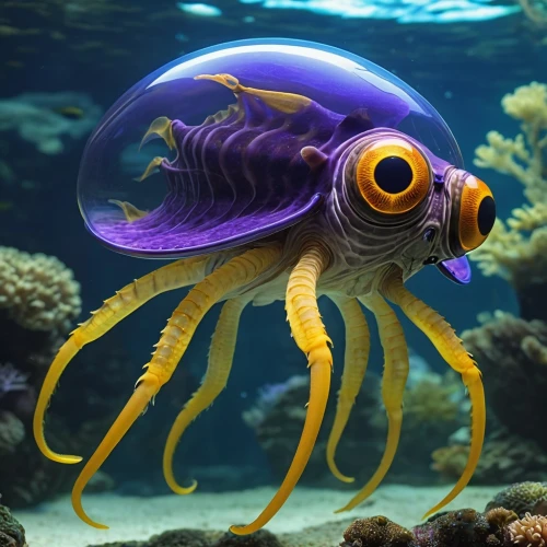 sea life underwater,sea animals,deep sea nautilus,sea animal,underwater fish,deepsea,marine animal,marine fish,under sea,aquatic animals,sea devil,nauplii,seamonkey,glassfish,aquatic animal,cephalopod,angelfish,beautiful fish,sea creatures,deep sea,Photography,General,Realistic