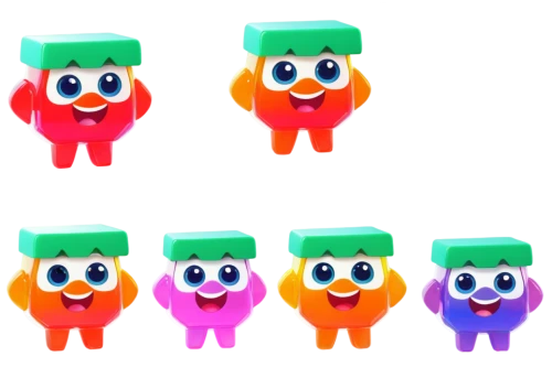 slimes,lumo,neon ghosts,gumballs,gloppy,multicolor faces,megaplumes,powerups,colored lights,noglows,neon drinks,traffic light phases,water balloons,blobs,sprites,teenyboppers,rgb,glowsticks,gumball,gummi,Unique,3D,Low Poly