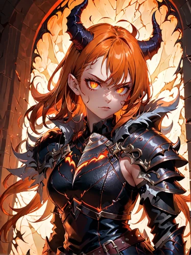 black dragon,fire devil,surtr,cinder,carmilla,berserker,forte,endeavor,valkyrie,fire angel,fire siren,infernal,garrison,alpana,vengeful,pommern,fire background,bedevil,ifrit,armored,Anime,Anime,General