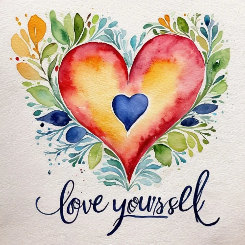 self love,watercolor valentine box,self-love pride,yourself,watercolor frame,watercolor painting,watercolor pencils,colorful heart,watercolor texture,watercolor,watercolor background,love message note,watercolour paint,watercolour frame,painted hearts,yourselves,innergetic,watercolors,watercolor paint strokes,linen heart,Illustration,Paper based,Paper Based 24