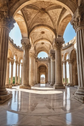 marble palace,celsus library,colonnades,colonnade,noto,archly,pillars,peristyle,colonnaded,glyptothek,columns,dolmabahce,umayyad palace,cochere,celsus,neoclassical,porticoes,columned,crillon,umayyad,Photography,General,Realistic