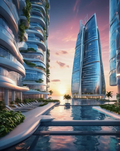 futuristic architecture,futuristic landscape,nakheel,mubadala,dubai,dubia,abu dhabi,lusail,baladiyat,dhabi,largest hotel in dubai,dubay,vdara,khalidiya,baku,doha,escala,aldar,skylstad,damac,Illustration,Realistic Fantasy,Realistic Fantasy 19