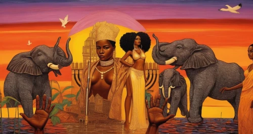 african art,sekhmet,kemet,umoja,african culture,african woman,oshun,afar tribe,sphinxes,klarwein,afrikan,africana,orishas,lionesses,asherah,africas,priestesses,africaines,mvula,africanism,Illustration,Realistic Fantasy,Realistic Fantasy 21